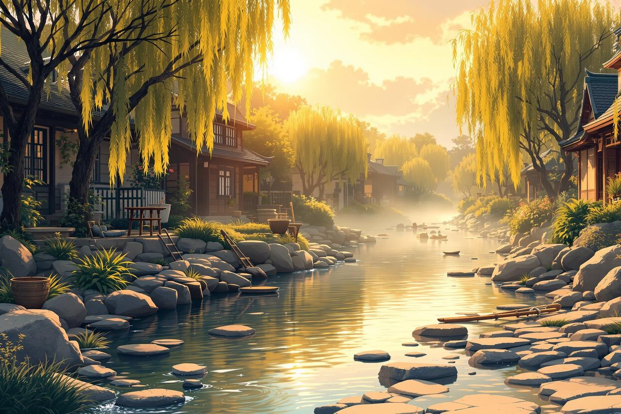 日漫网站作品 - 小河边的洗衣声