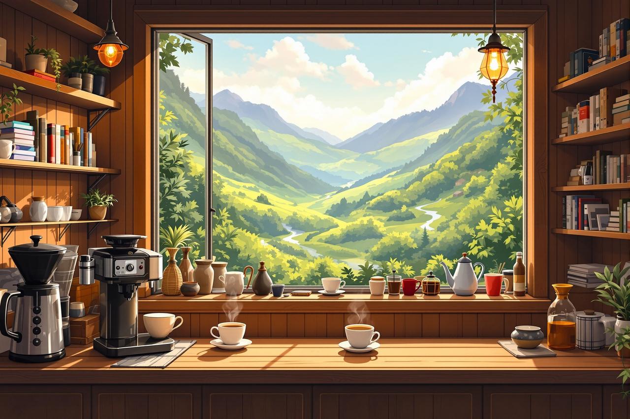 日漫网站作品 - 山谷咖啡屋